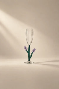 Secret Garden Botanical-Stem Borosilicate Glassware