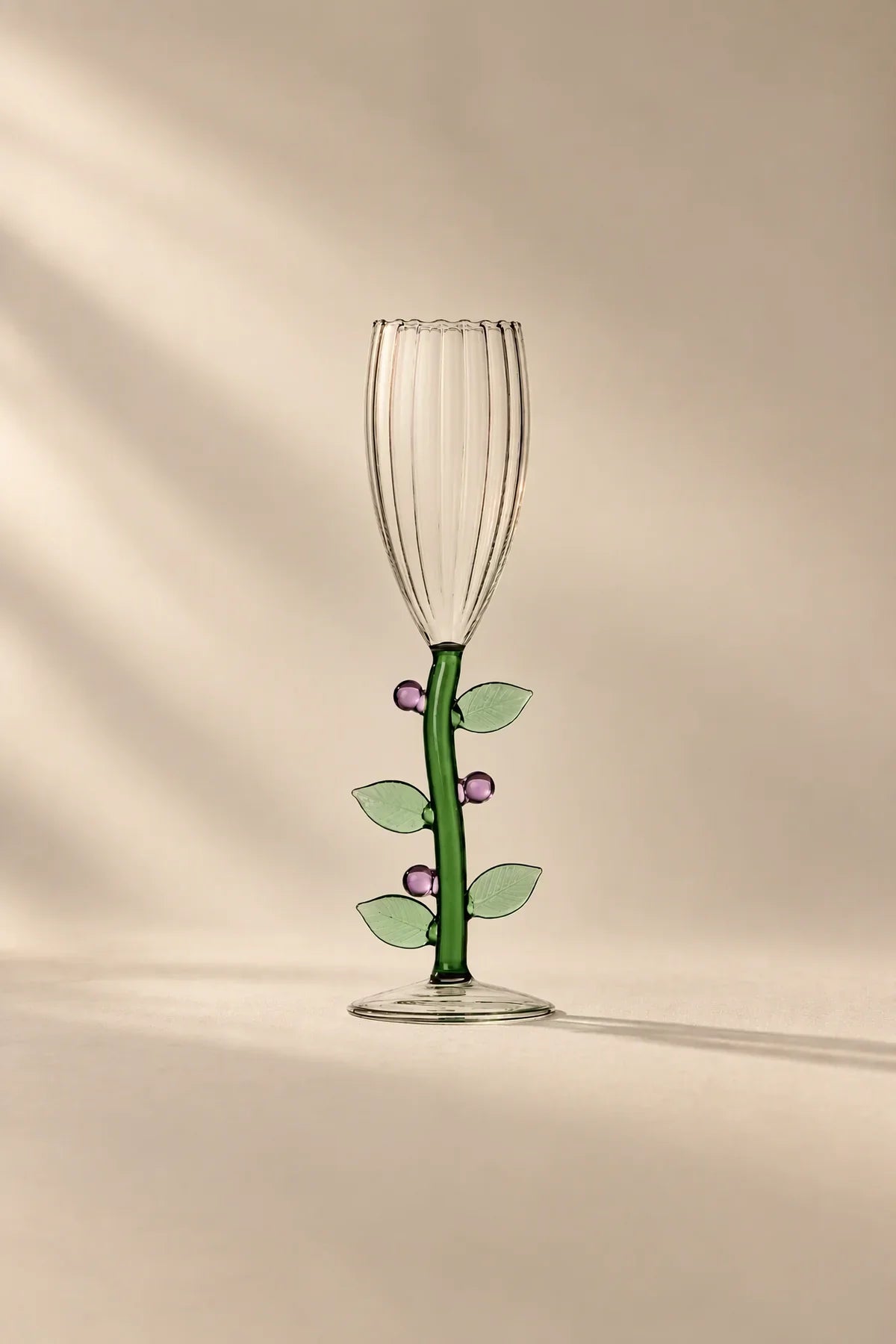 Secret Garden Botanical-Stem Borosilicate Glassware