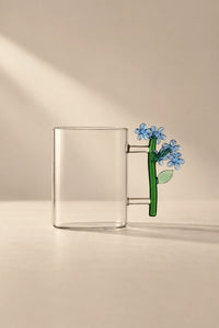 Meadow Bloom Clear Glass Drinkware Collection