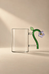 Meadow Bloom Clear Glass Drinkware Collection