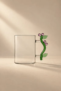 Meadow Bloom Clear Glass Drinkware Collection