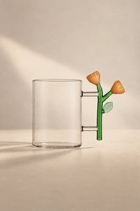 Meadow Bloom Clear Glass Drinkware Collection