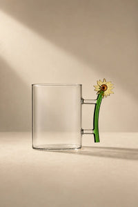 Meadow Bloom Clear Glass Drinkware Collection