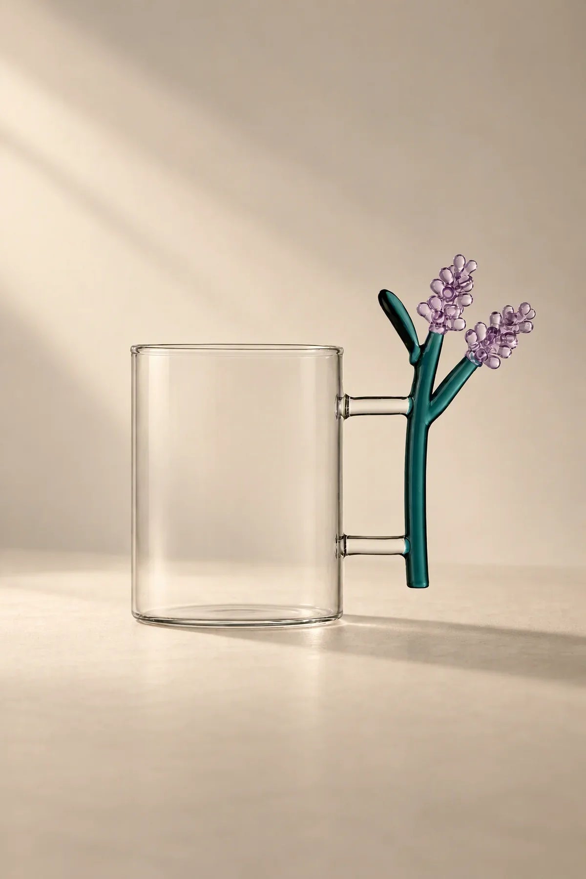 Meadow Bloom Clear Glass Drinkware Collection