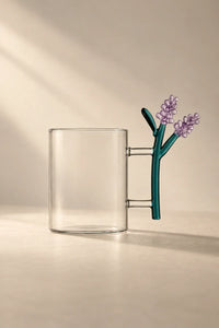 Meadow Bloom Clear Glass Drinkware Collection