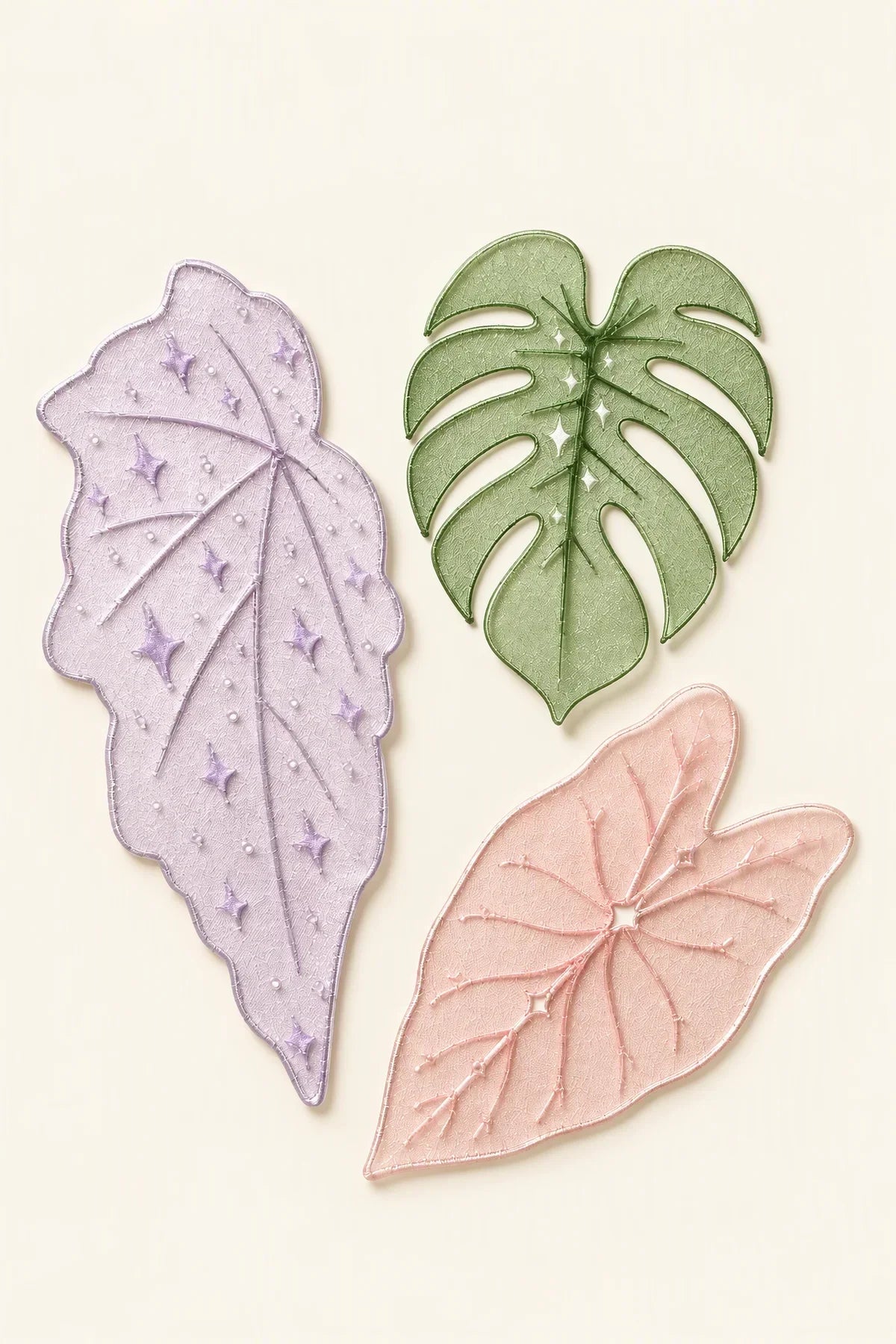 Botanical Veil Translucent Film Bookmark
