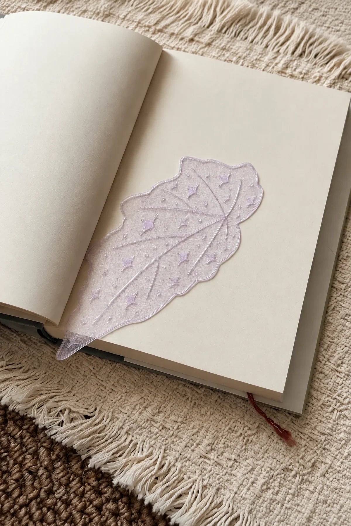 Botanical Veil Translucent Film Bookmark