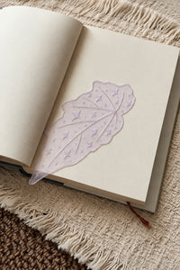 Botanical Veil Translucent Film Bookmark