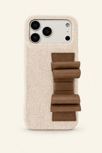 Gift Wrapped Pink Crocodile-Look Phone Case