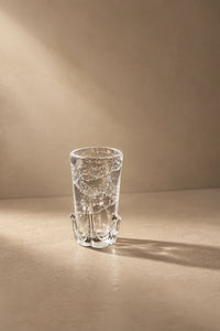 Rain Study Clear Glass Pitcher and Cup Set