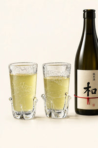 Crown Fizz Clear Glass Drinking Cup