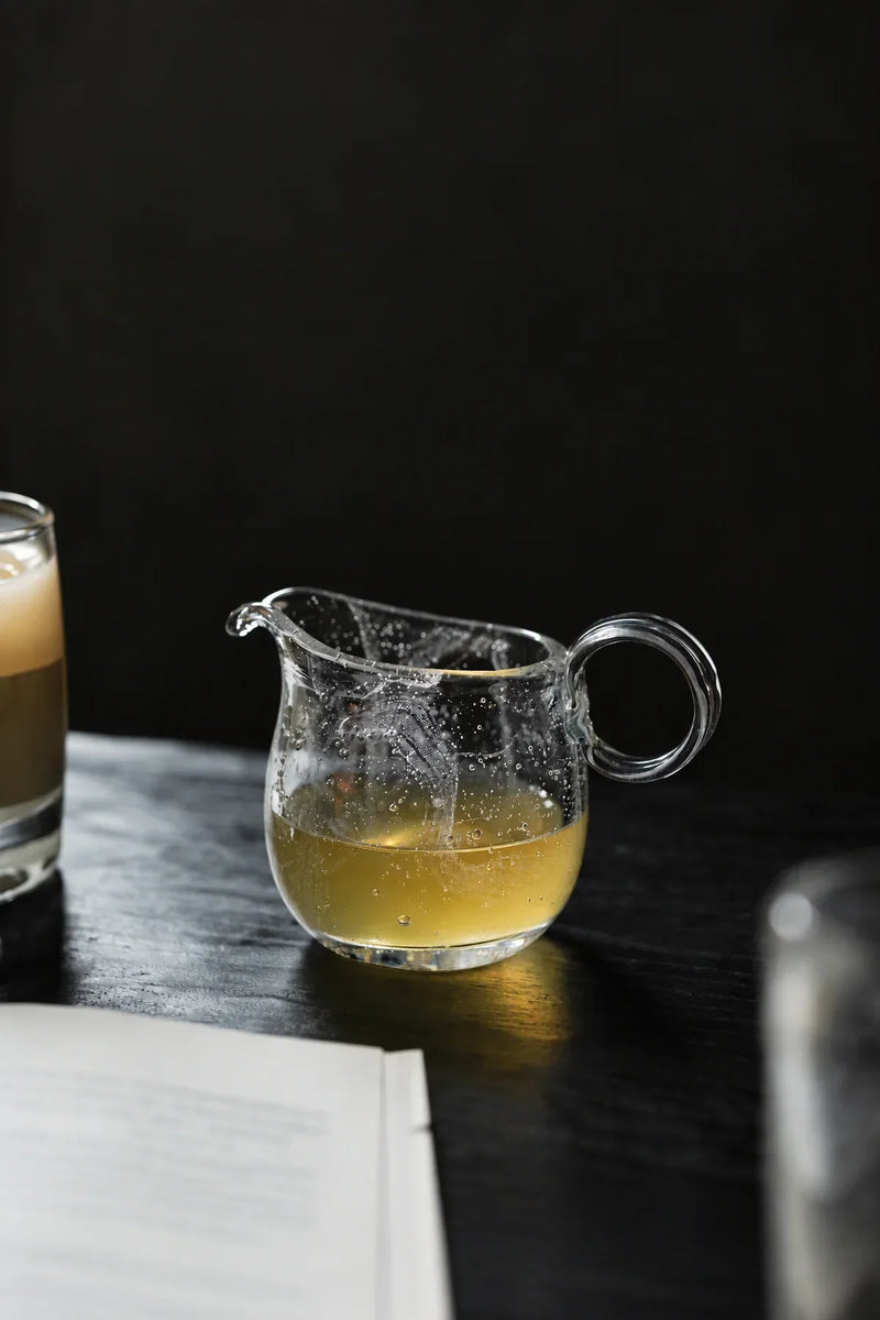Crown Fizz Clear Glass Drinking Cup