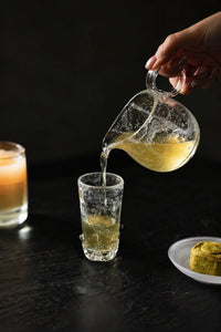 Crown Fizz Clear Glass Drinking Cup
