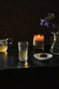 Crown Fizz Clear Glass Drinking Cup
