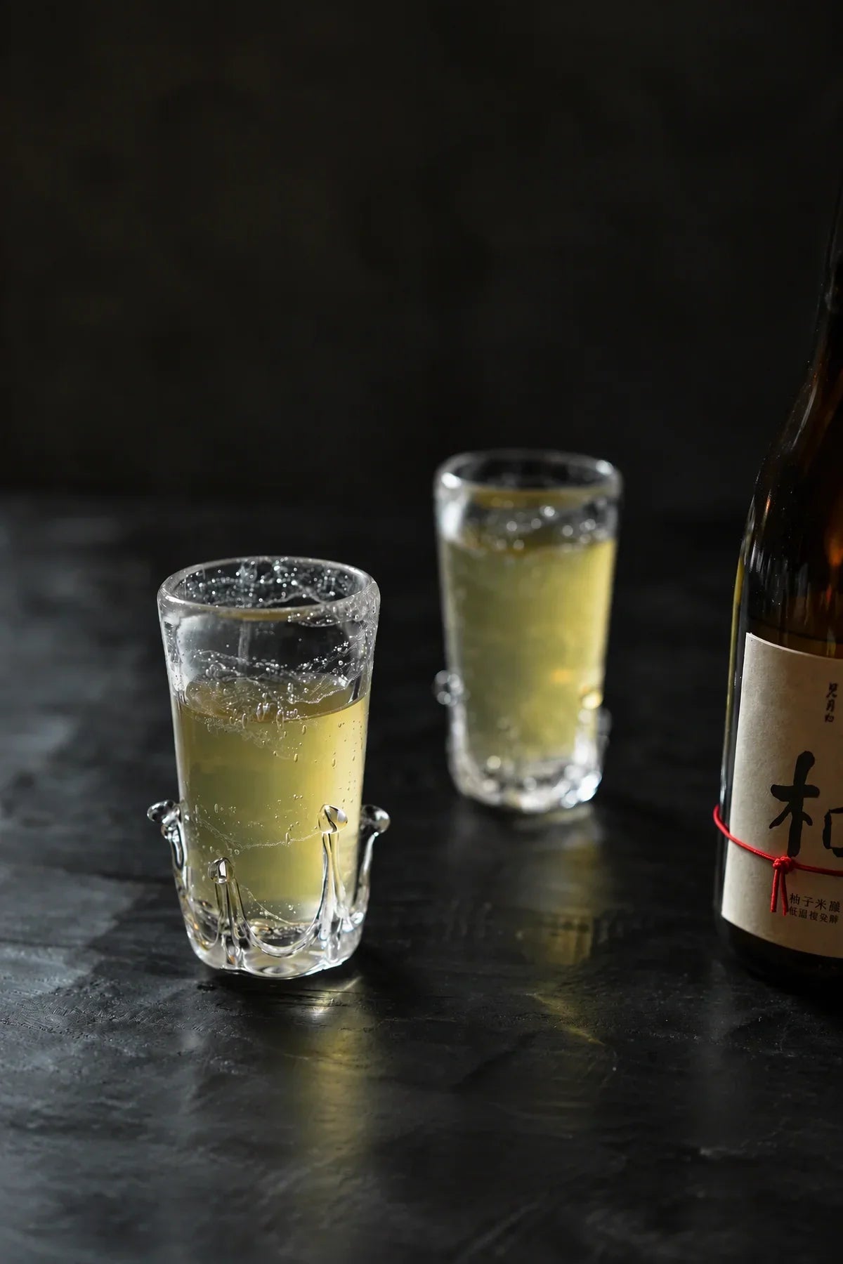 Crown Fizz Clear Glass Drinking Cup