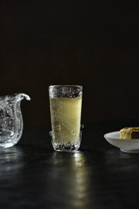 Crown Fizz Clear Glass Drinking Cup