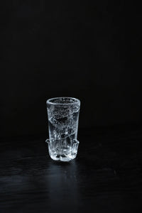 Crown Fizz Clear Glass Drinking Cup