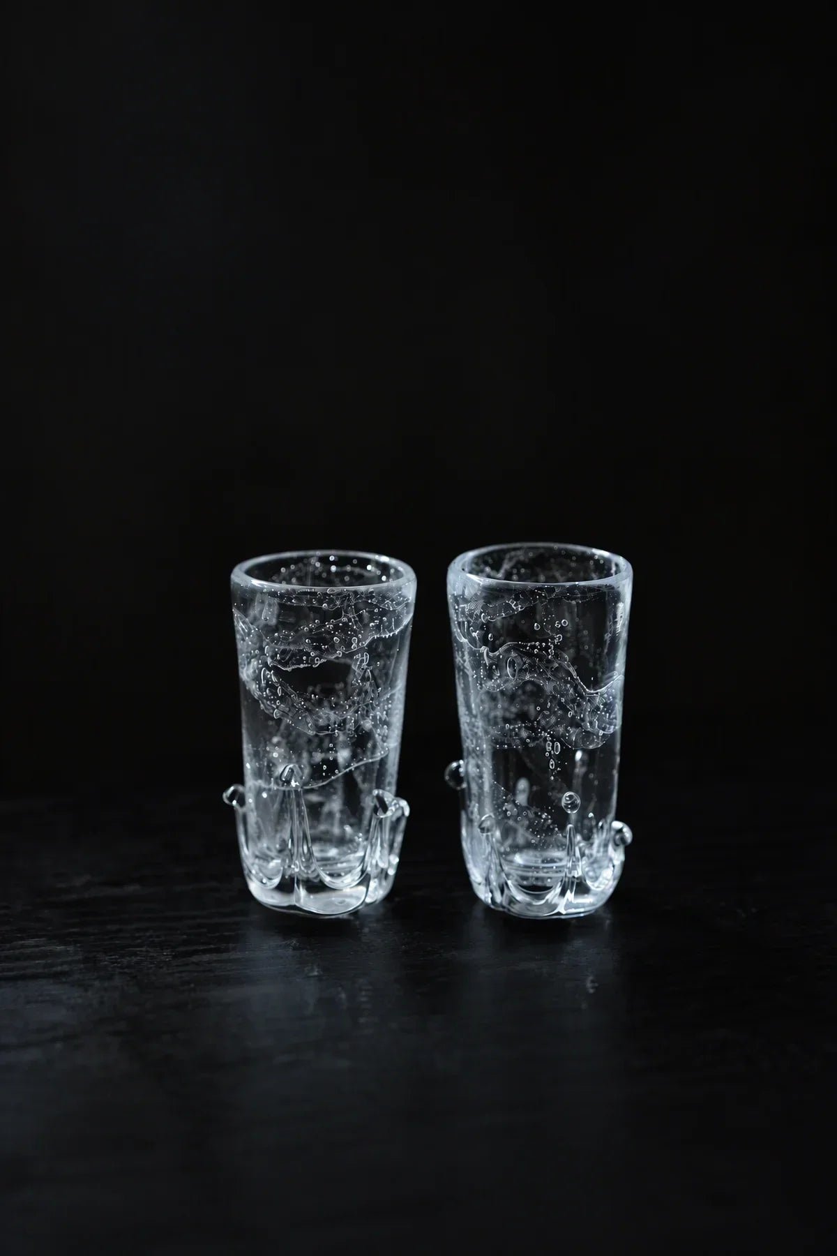 Crown Fizz Clear Glass Drinking Cup