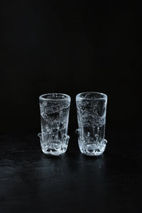 Crown Fizz Clear Glass Drinking Cup