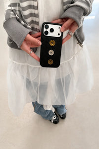 Tailored Studio Leopard Leather-Look Phone Case