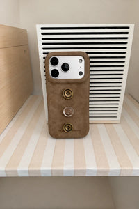 Tailored Studio Leopard Leather-Look Phone Case