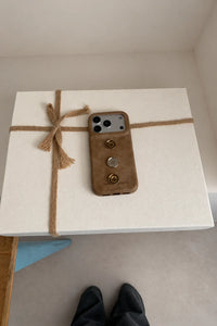 Tailored Studio Leopard Leather-Look Phone Case