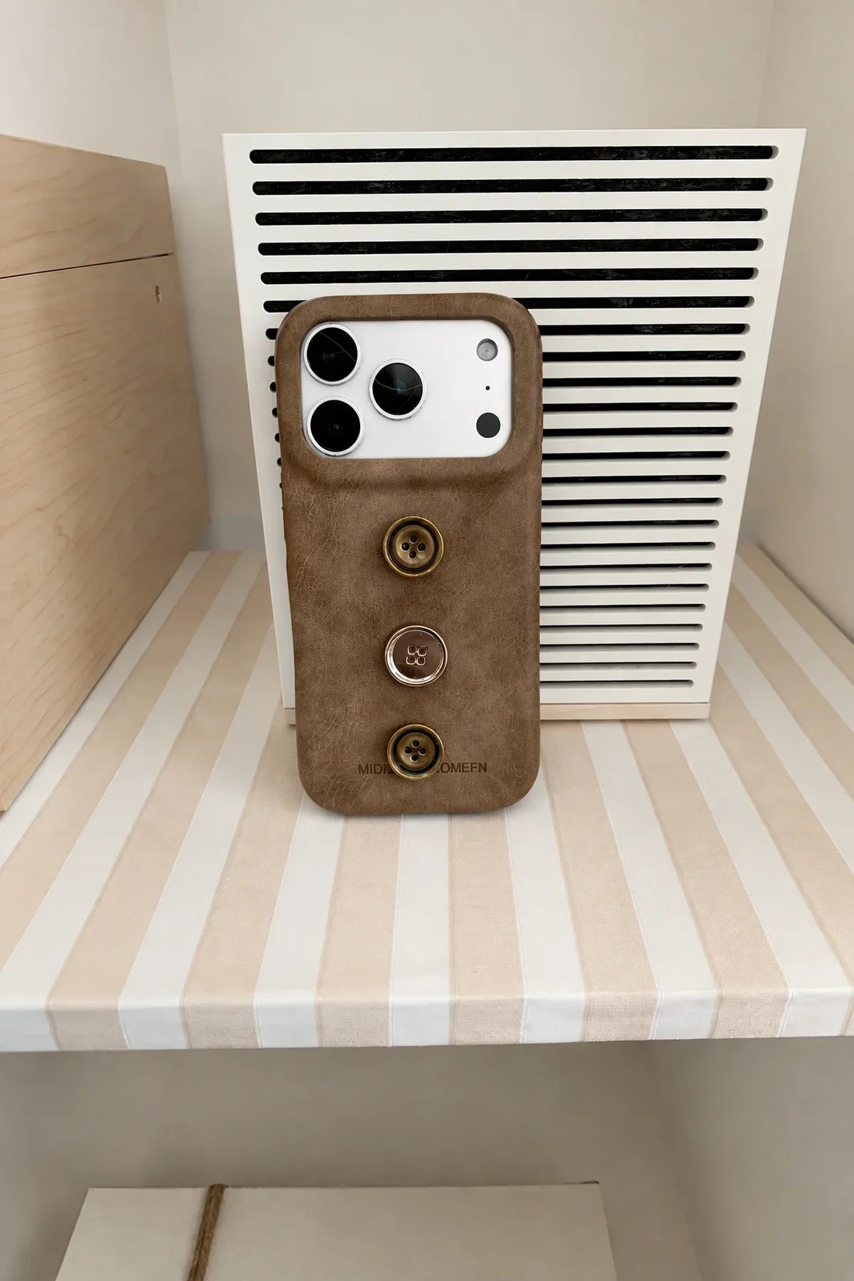 Tailored Studio Leopard Leather-Look Phone Case