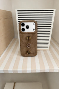 Tailored Studio Leopard Leather-Look Phone Case