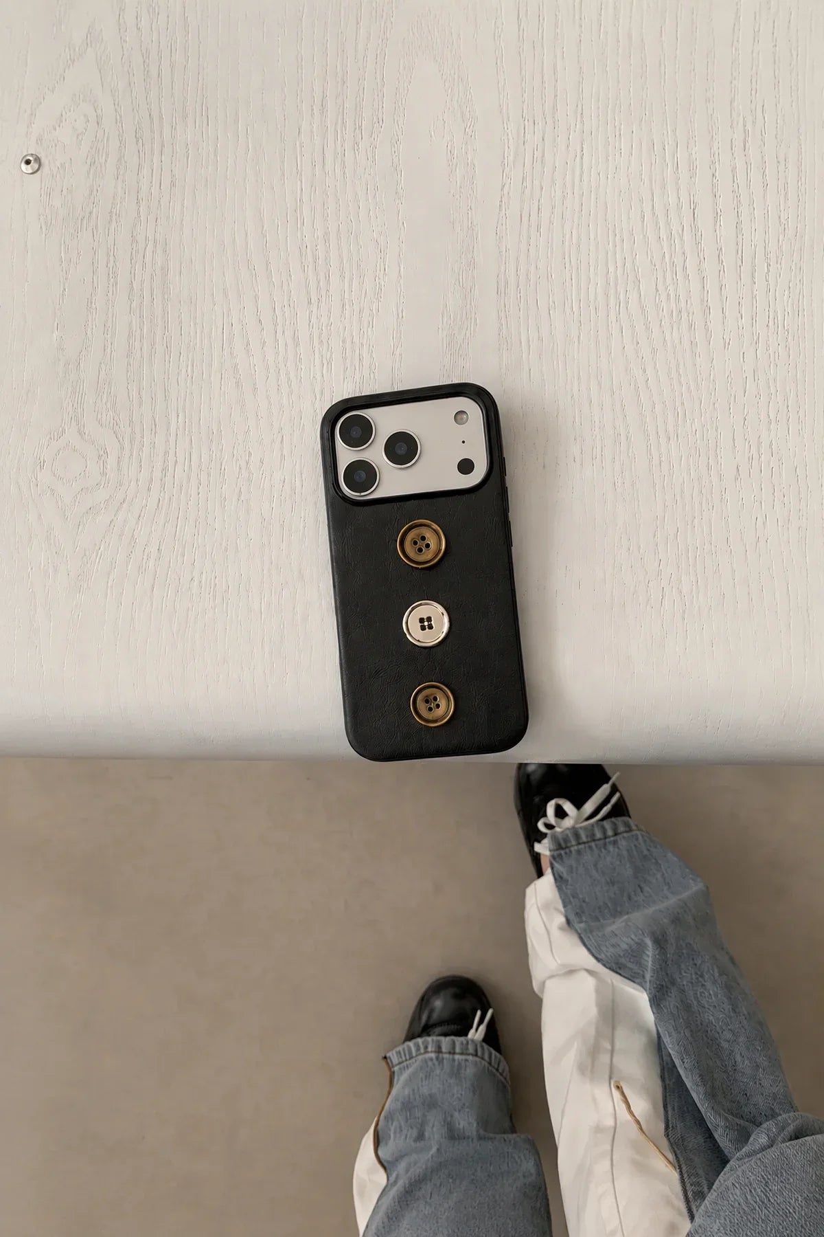 Tailored Studio Leopard Leather-Look Phone Case