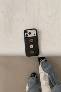 Tailored Studio Leopard Leather-Look Phone Case