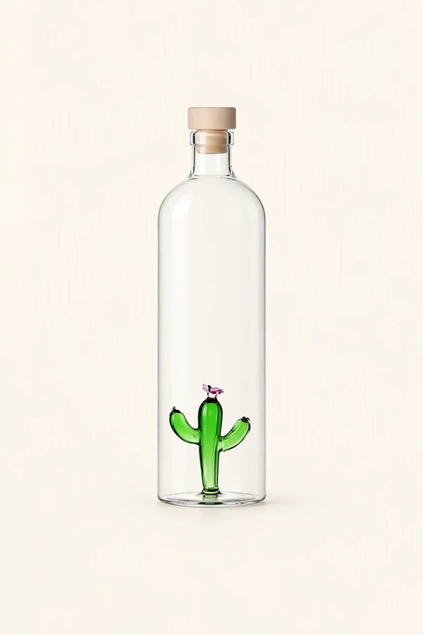 Hidden Oasis Clear Glass Water Carafe