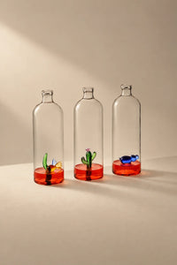Hidden Oasis Clear Glass Water Carafe