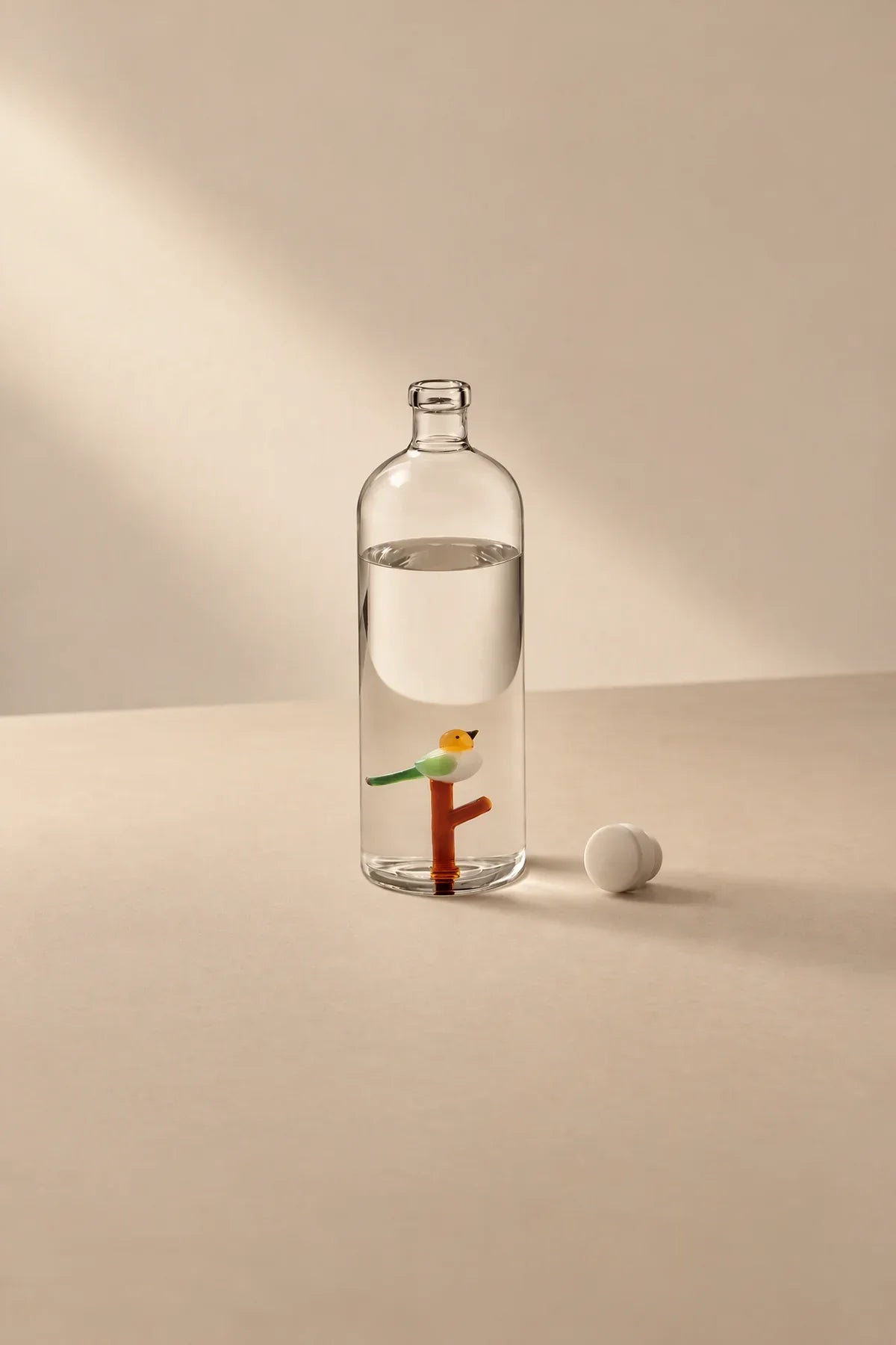 Hidden Oasis Clear Glass Water Carafe