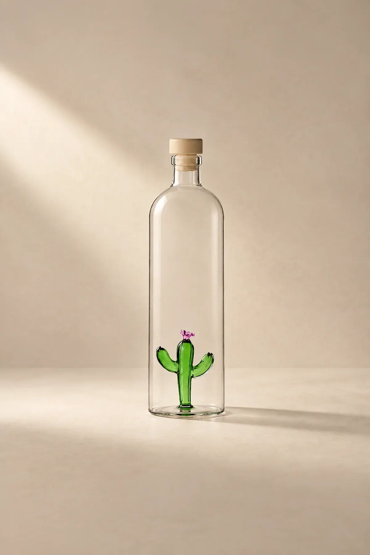 Hidden Oasis Clear Glass Water Carafe
