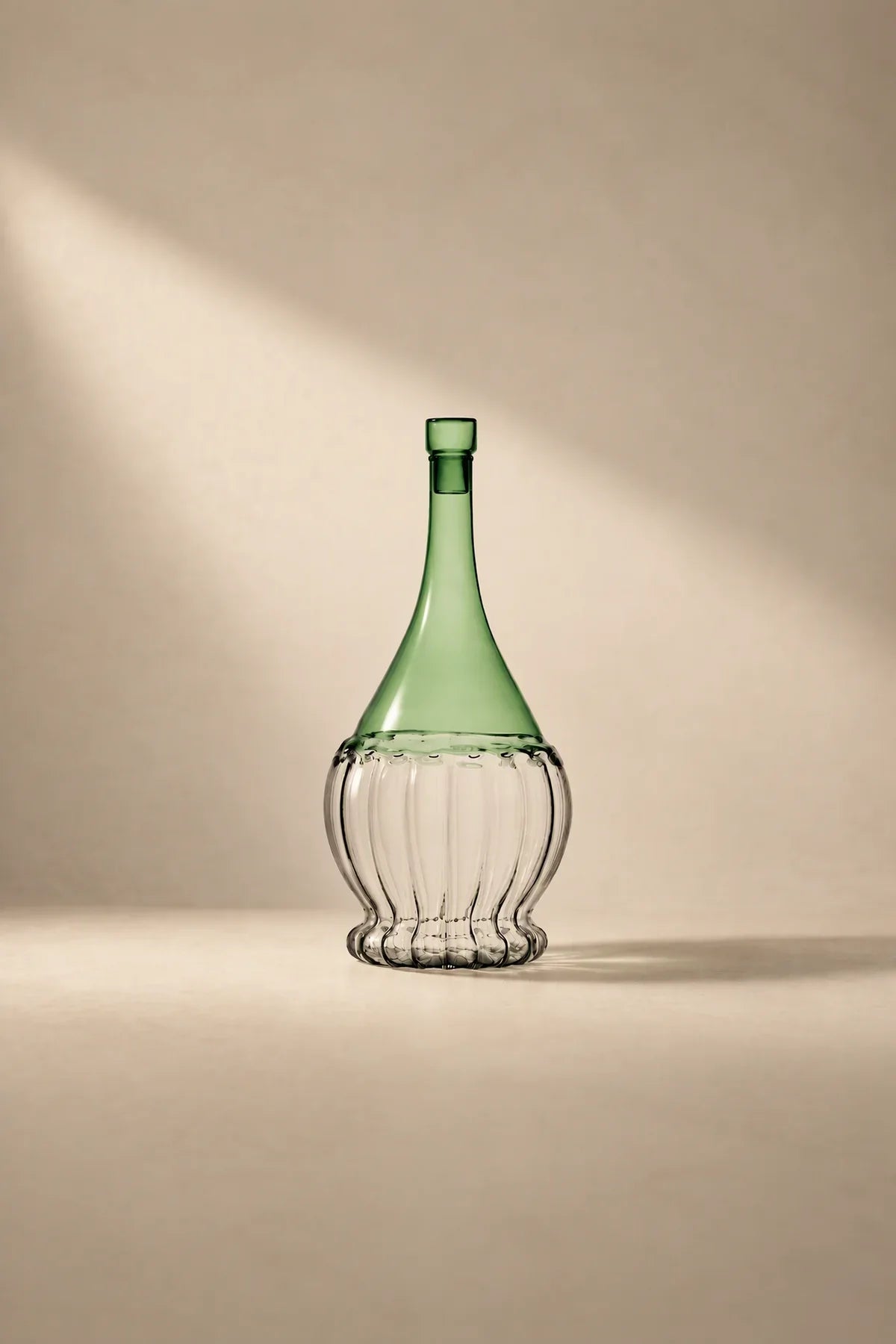 Hidden Oasis Clear Glass Water Carafe