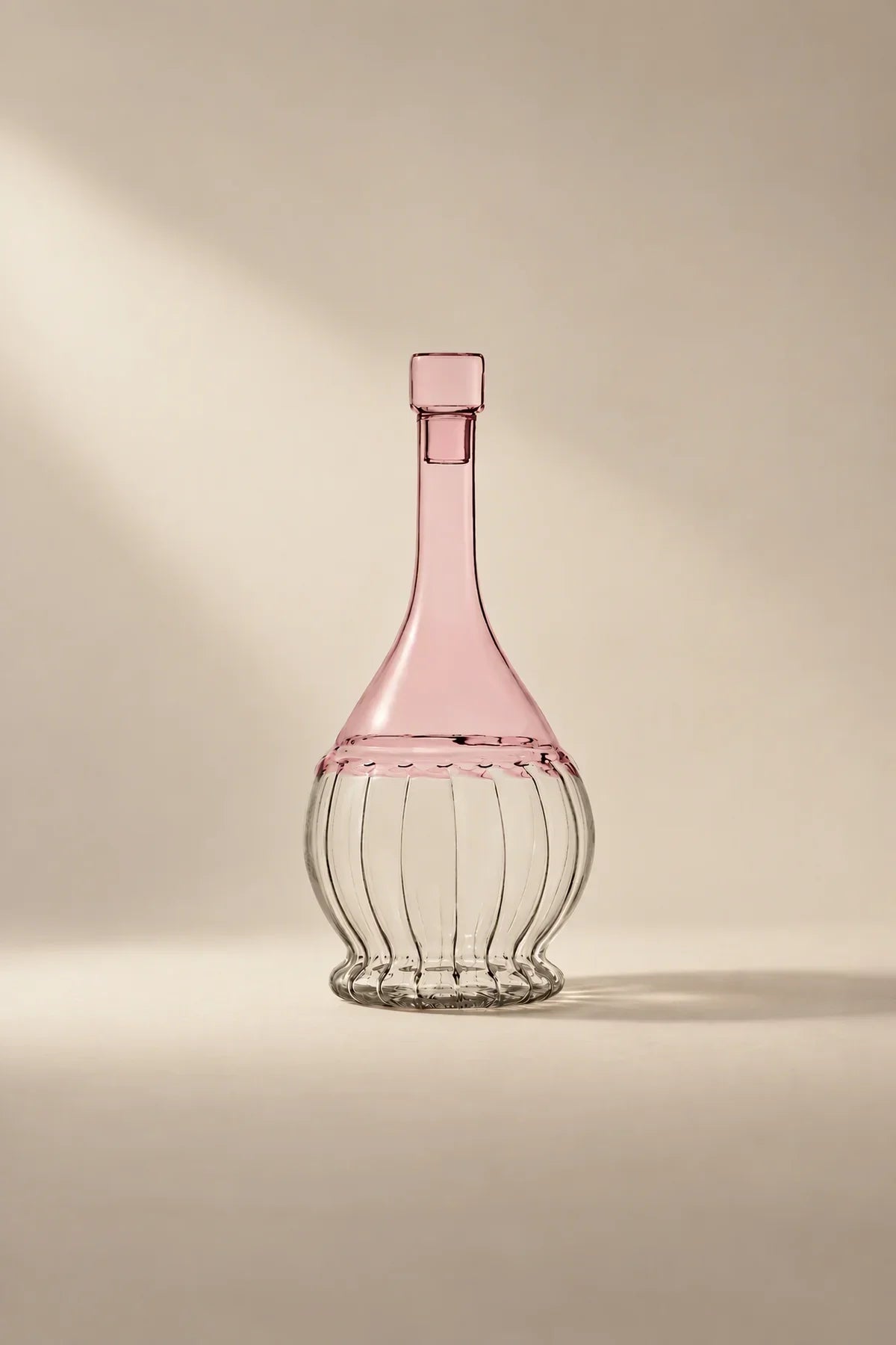 Hidden Oasis Clear Glass Water Carafe