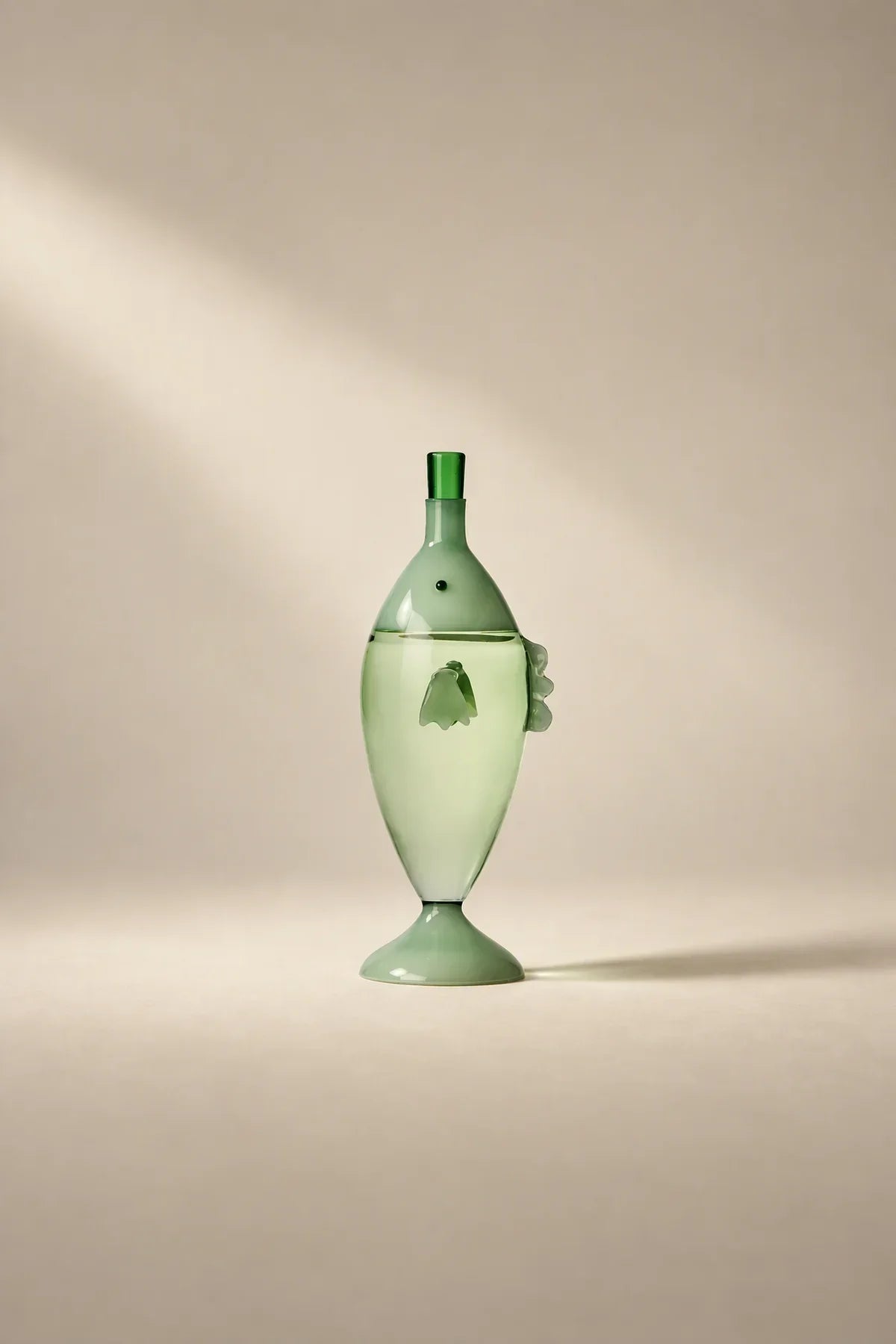Hidden Oasis Clear Glass Water Carafe