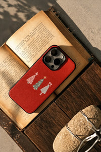Winter Grove Red Phone Case