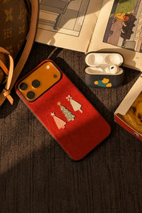 Winter Grove Red Phone Case