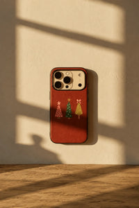 Winter Grove Red Phone Case