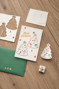 Paper Forest Ivory Letterpress Greeting Card