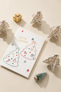 Paper Forest Ivory Letterpress Greeting Card
