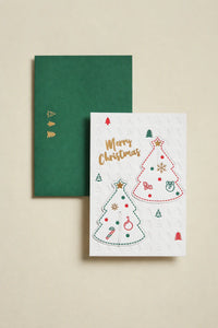 Paper Forest Ivory Letterpress Greeting Card