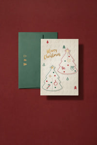 Paper Forest Ivory Letterpress Greeting Card