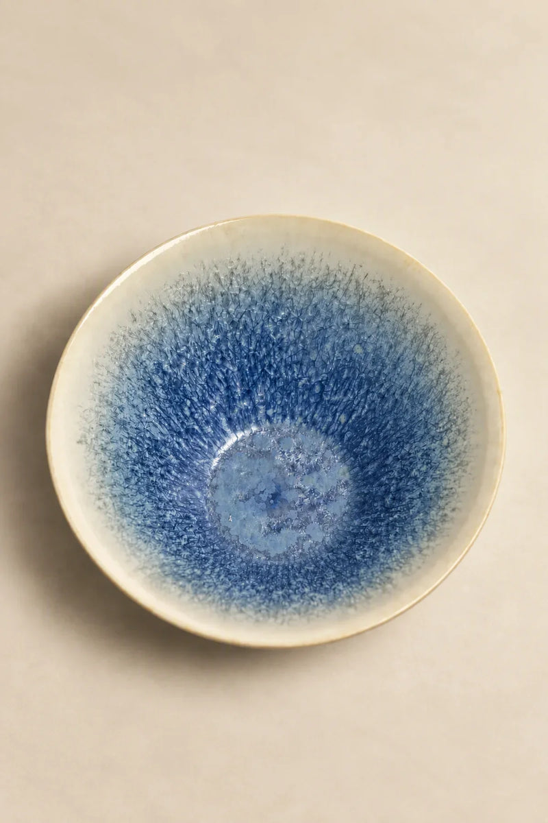 Moonwell Blue Ceramic Serving Bowl