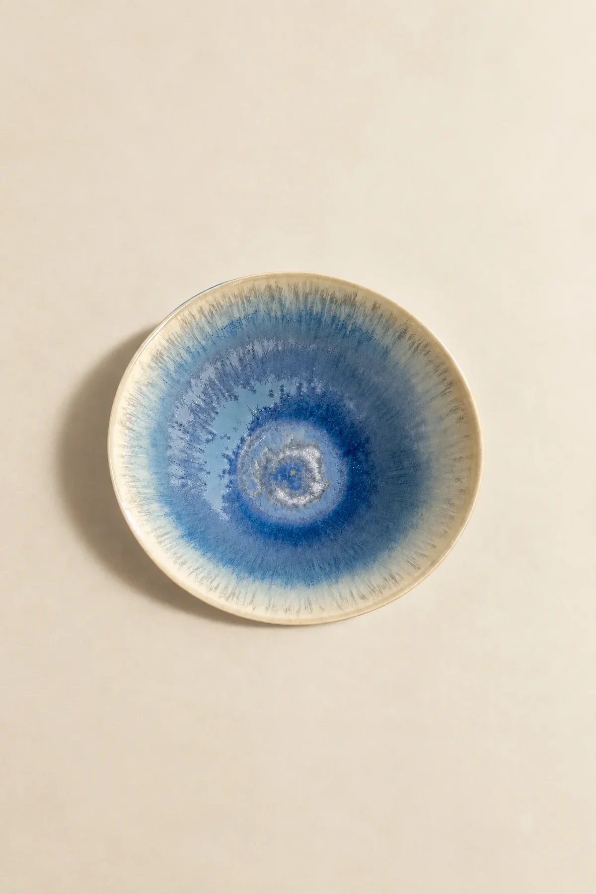 Moonwell Blue Ceramic Serving Bowl