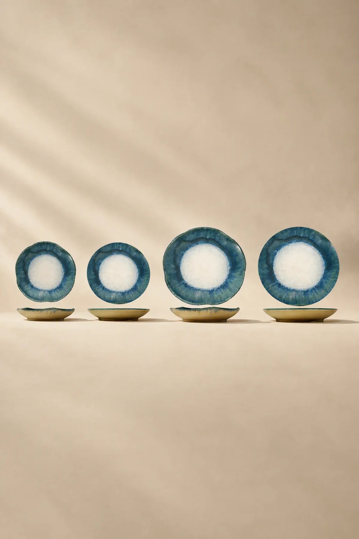 Moonpool Blue-Green Ceramic Serving Plate