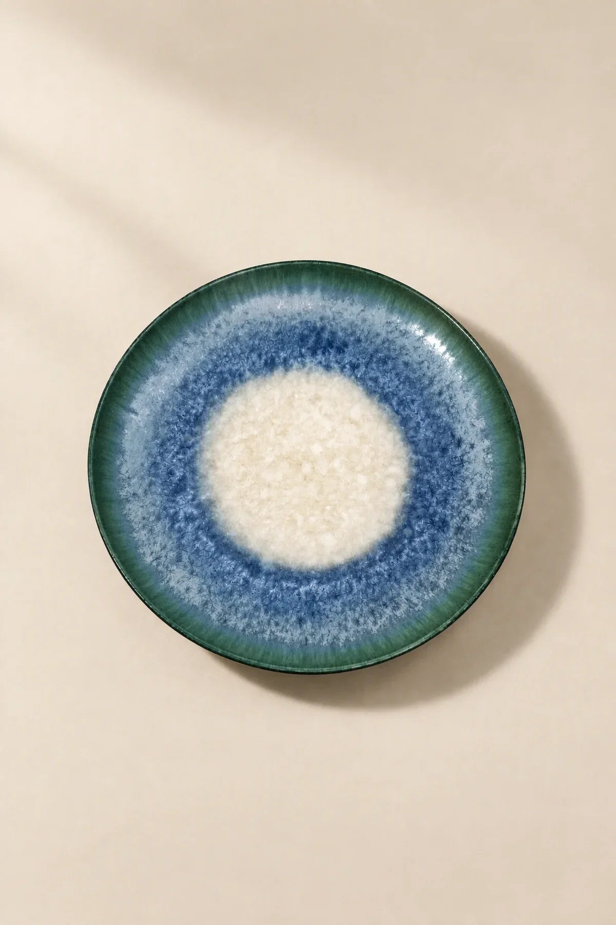 Moonpool Blue-Green Ceramic Serving Plate