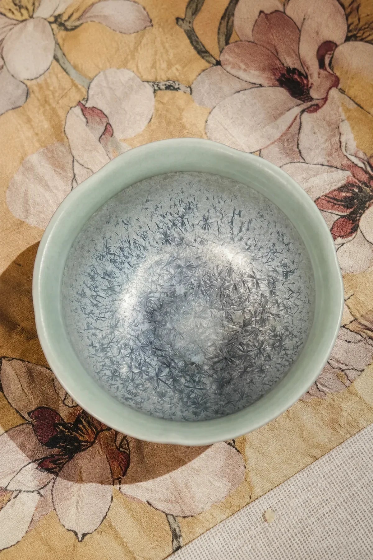 Frost Bloom Blue-Green Ceramic Tableware Set