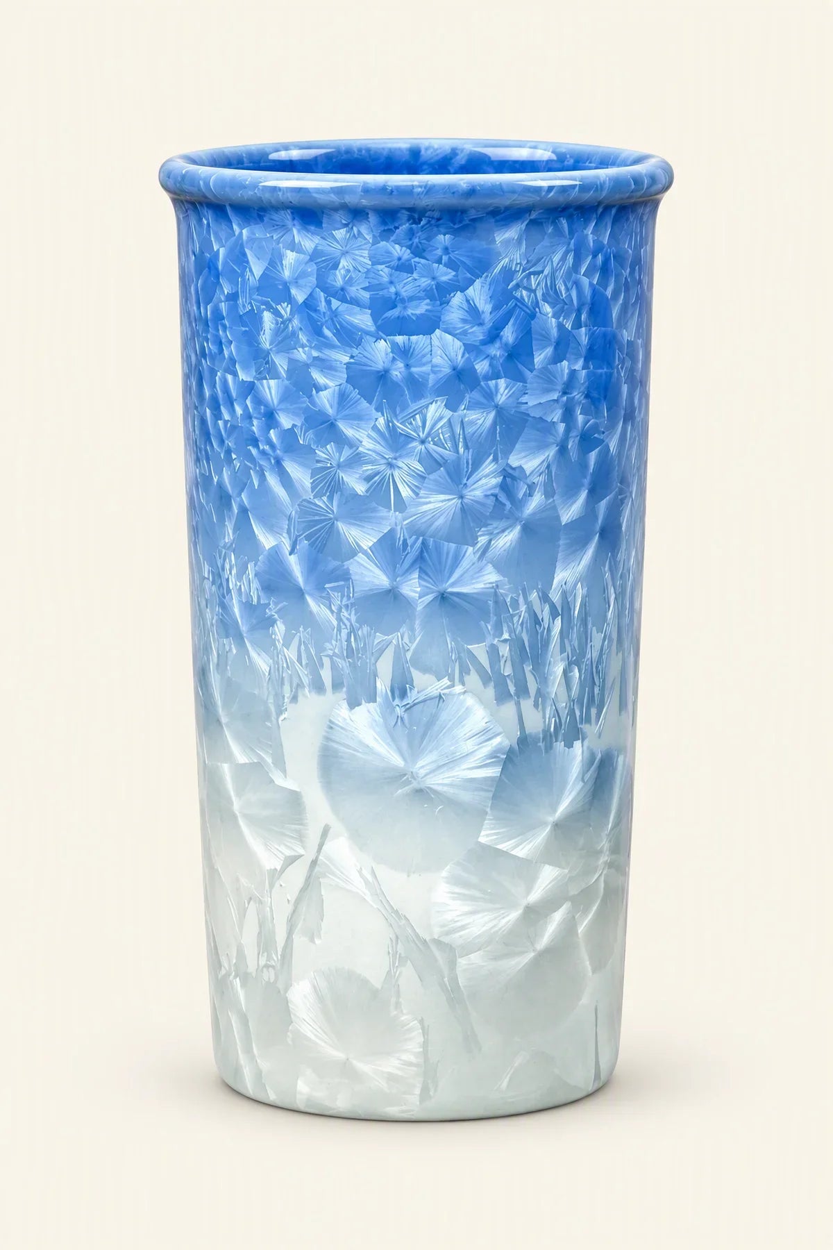 Frost Bloom Pastel Gradient Ceramic Tumbler